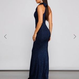 Windsor Small Navy Maxi Dress. NWT. Arrived after my event.